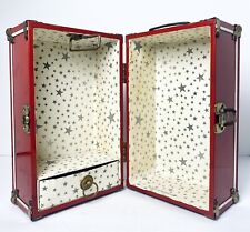 Cabide de gaveta vintage vermelho metal boneca tronco guarda-roupa armazenamento estrelas atômicas década de 1950 comprar usado  Enviando para Brazil
