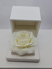  Caixa de presente, anel de casamento, com rosa branca, alta qualidade, nova  comprar usado  Enviando para Brazil