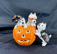 Westies pumpkin halloween d'occasion  Expédié en Belgium