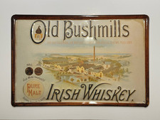 Bushmills whiskey blechschild gebraucht kaufen  Stollberg, Niederdorf