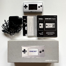 Nintendo Gameboy Micro Silver OXY-001 PAL versão Europa - Completo na Caixa comprar usado  Enviando para Brazil