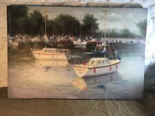 Hand painted canvas for sale  WHITLAND