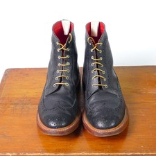 Trickers mens black d'occasion  Expédié en Belgium