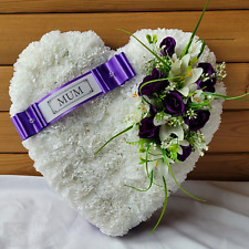 Funeral flowers heart for sale  SHREWSBURY