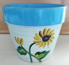 Coprivaso terracotta girasole usato  Italia