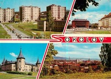Sokolov CZ Stare hornicke mesto ktere se v dnesni dobe stalometropoli rozsaehle  na sprzedaż  Wysyłka do Poland