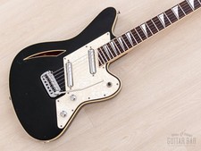Usado, Guitarra 1992 Charvel Surfcaster semi-oca preta com estojo comprar usado  Enviando para Brazil