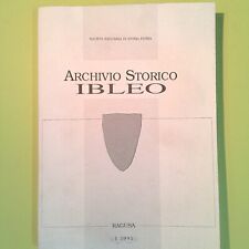Archivio storico ibleo usato  Comiso