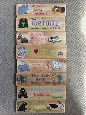 Novelty wooden signs for sale  DISS