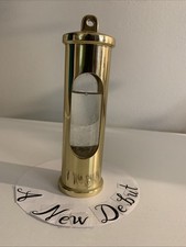 Instrumento meteorológico de navegación de latón vintage E.S.Sorensen también conocido como STORMGLASS segunda mano  Embacar hacia Mexico