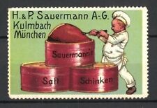 Reklamemarke sauermann saftsch gebraucht kaufen  Berlin