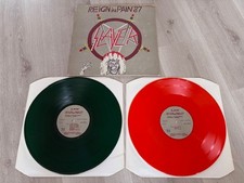 SLAYER - REIGN IN PAIN '87 LIM. 2LP (GREEN/RED) 1987      METALLICA,DEATH,EXODUS comprar usado  Enviando para Brazil