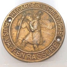 Medaille automobile christophe d'occasion  Saint-Sorlin-en-Valloire