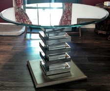 Round mirrored glass for sale  Mulberry