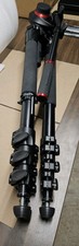 Tripé Manfrotto MVT535AQ alumínio 3 seções com cabeça de vídeo fluido 504HD usado comprar usado  Enviando para Brazil