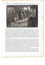 1825 Vite Santi: "Saint Stanislas Kotska" Santo Stanislao Kostka (Rostkowo-Roma) na sprzedaż  Wysyłka do Poland