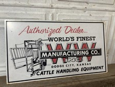 Placa de alimentação vintage para equipamento de gado WW antiga fazenda de leite de bezerro touro reprodutor de milho, usado comprar usado  Enviando para Brazil