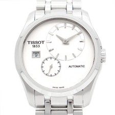 TISSOT COUTURIER T035.428.11.031.00 data 100m branco aço SS automático masculino comprar usado  Enviando para Brazil