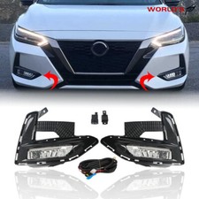 Para 2020-2022 Nissan Sentra luzes de neblina de LED lâmpadas de direção com interruptor esquerda+direita comprar usado  Enviando para Brazil