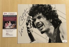 FOTO AUTOGRAFADA À MÃO 8x10 CARLOS SANTANA GUITARRISTA LENDÁRIO JSA CERTIFICADO DE AUTENTICIDADE comprar usado  Enviando para Brazil