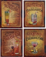 Blechschild cocktail margarita gebraucht kaufen  Fehmarn