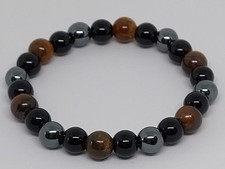 Naturstein armband perlen gebraucht kaufen  Bochum
