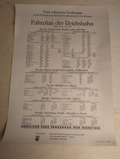 Fahrplan 1945 nachdruck gebraucht kaufen  Wildenfels