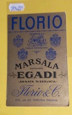 Cartolina pubblicitaria florio usato  Avellino