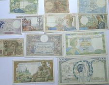 Lot billets banque d'occasion  Issy-les-Moulineaux