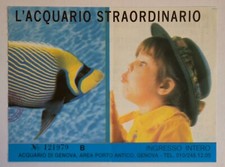 Splendido biglietto acquario usato  Ferrara