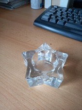 Teelichthalter glas stern gebraucht kaufen  Bamberg