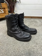 Police black leather for sale  GRANTHAM