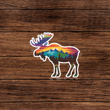 Colorful moose silhouette for sale  Chula Vista