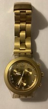 Relógio Swatch Swiss Irony Diaphane cronógrafo tom dourado claro 43mm (USADO) comprar usado  Enviando para Brazil