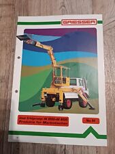 Prospekt griesser 6500 gebraucht kaufen  Spraitbach