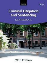 Criminal litigation sentencing for sale  UK