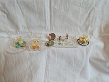 Casa de bonecas miniatura vintage bar bebidas cerveja, copo de conhaque de vidro, tequila e Bloody Mary comprar usado  Enviando para Brazil