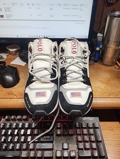 Raro Polo Ralph Lauren Inverno Branco 1992 Stadium Trainer 100Mid Tênis Masculino 8D comprar usado  Enviando para Brazil