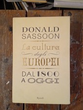 Donald sassoon cultura usato  Napoli