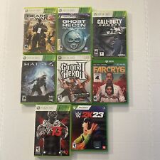 Usado, Lote de 8 jogos X BOX One e 360 Halo4, Guitar Hero2, Ghost Recon, 2K23, etc comprar usado  Enviando para Brazil