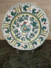 Usado, Conjunto de 4 pratos de salada de cerâmica italiana Deruta Orvieto para Cama GREEN GALO comprar usado  Enviando para Brazil