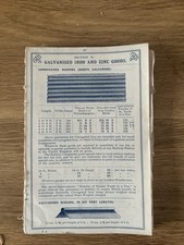 Old ironmongery catalog for sale  RUTHIN
