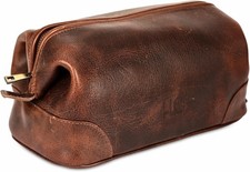 Nova Bolsa de Higiene Pessoal Unissex de Couro de Búfalo Feita à Mão Kit Dop Masculina Estojo de Barbear comprar usado Nova Bolsa de Higiene Pessoal Unissex de Couro de Búfalo Feita à Mão Kit Dop Masculina Estojo de Barbear comprar usado  Enviando para Brazil