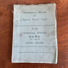 Armstrong siddeley 6hp for sale  YORK