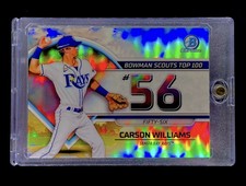 CARSON WILLIAMS ROOKIE REFRATOR HOLO TOPPS CHROME SP Inserção Não Automática - RAIOS comprar usado  Enviando para Brazil