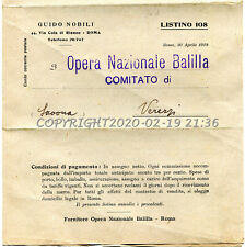 Documenti periodo fascista usato  Borghetto Santo Spirito