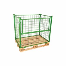 Nadstawka paletowa 800, 100x100 Siatka druciana, zielony na sprzedaż  PL