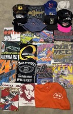 Lote de 15 camisetas de corrida 10 chapéus Nascar, pacote revendedor de sujeira atacado comprar usado  Enviando para Brazil