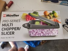 Mueller Pro-Series ralador cortador múltiplo vegetal 8 lâminas lâminas de qualidade comprar usado  Enviando para Brazil