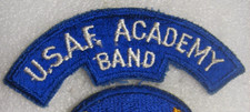Patch de banda da Academia da Força Aérea dos EUA sh.tab, década de 1960 comprar usado  Enviando para Brazil